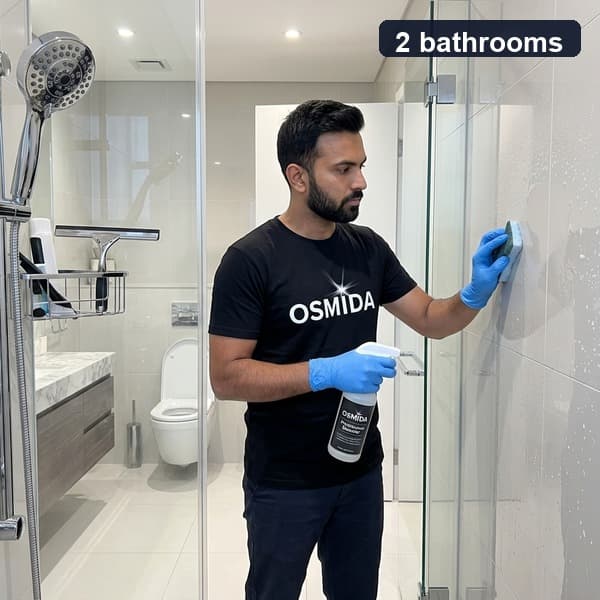 Intense cleaning (2 bathrooms)